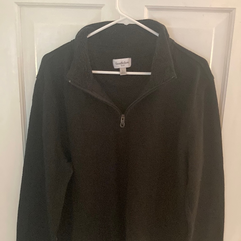 Goodfellow & Co men’s large 3/4 zip fleece